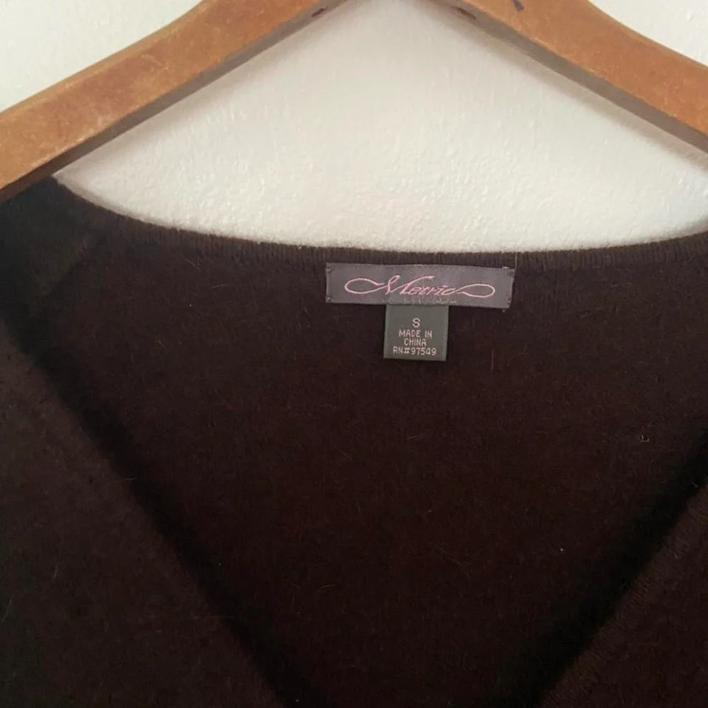 Brown angora sweater - Picture 6 of 8
